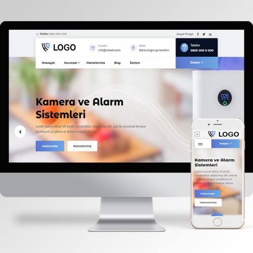 Kamera ve Alarm Sistemleri Teması v4